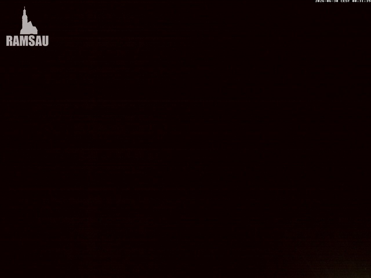 Archived image Webcam View to lake Hintersee