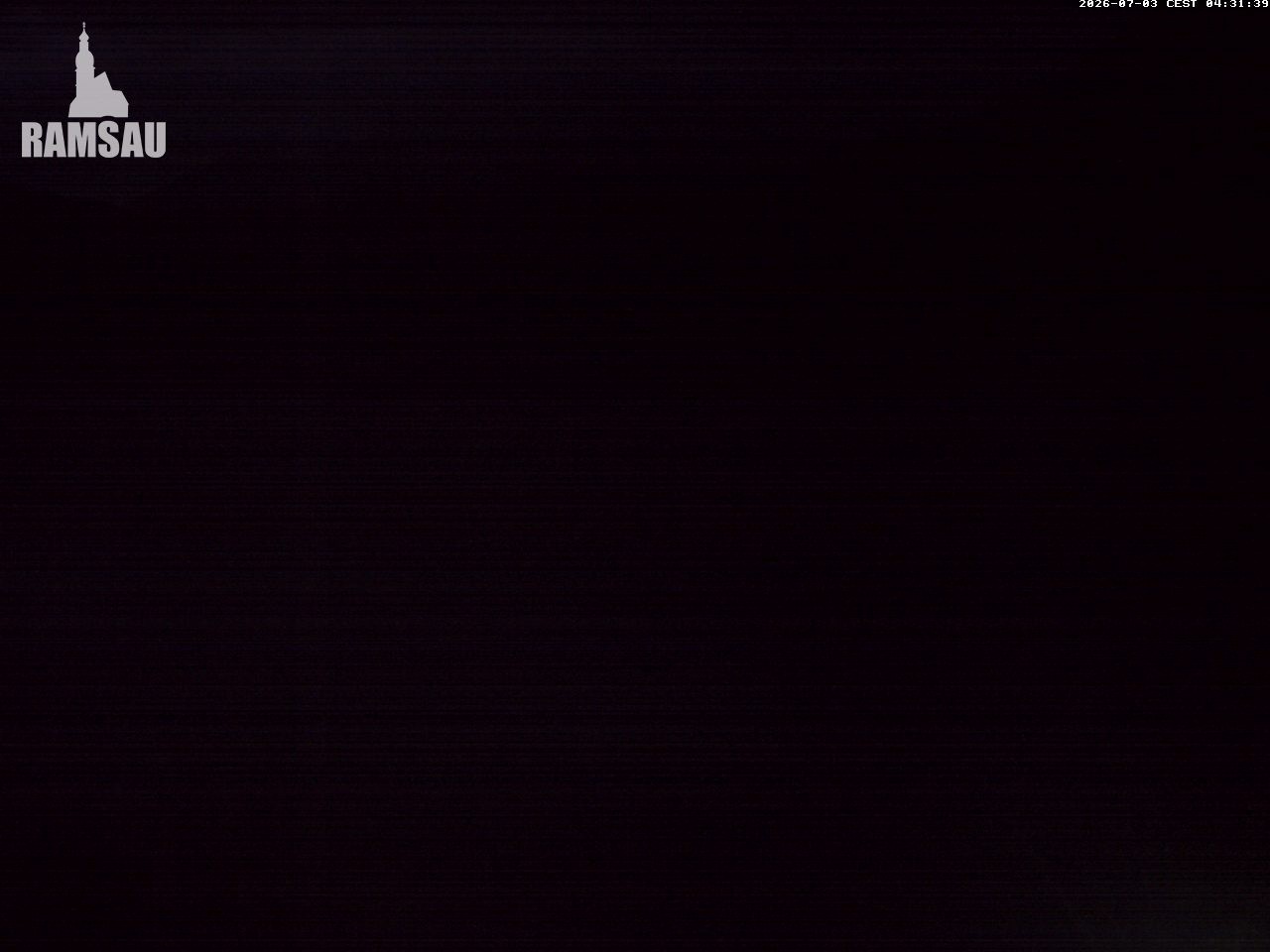 Archived image Webcam View to lake Hintersee