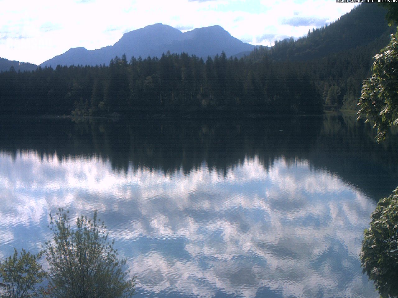 Archiv Foto Webcam Blick auf den Hintersee in Ramsau bei Berchtesgaden
