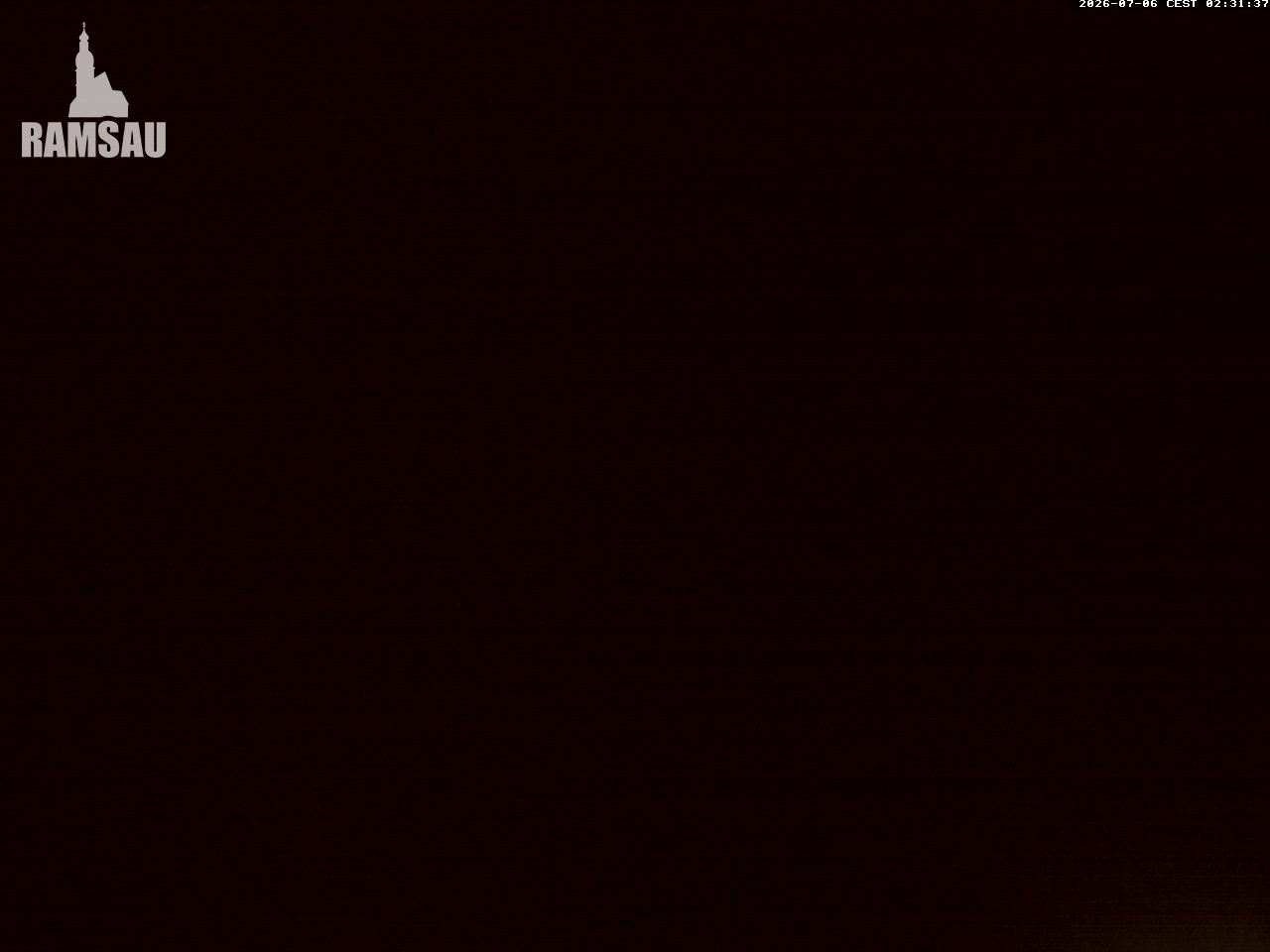 Archived image Webcam View to lake Hintersee