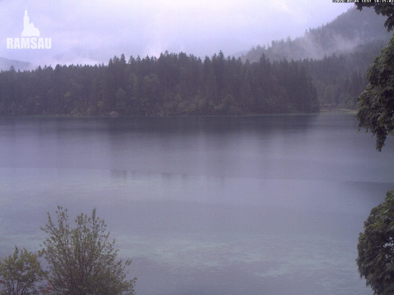 Archiv Foto Webcam Blick auf den Hintersee in Ramsau bei Berchtesgaden
