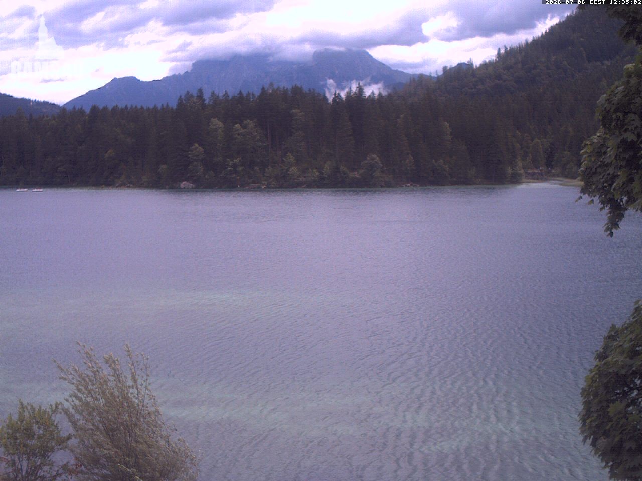 Archiv Foto Webcam Blick auf den Hintersee in Ramsau bei Berchtesgaden