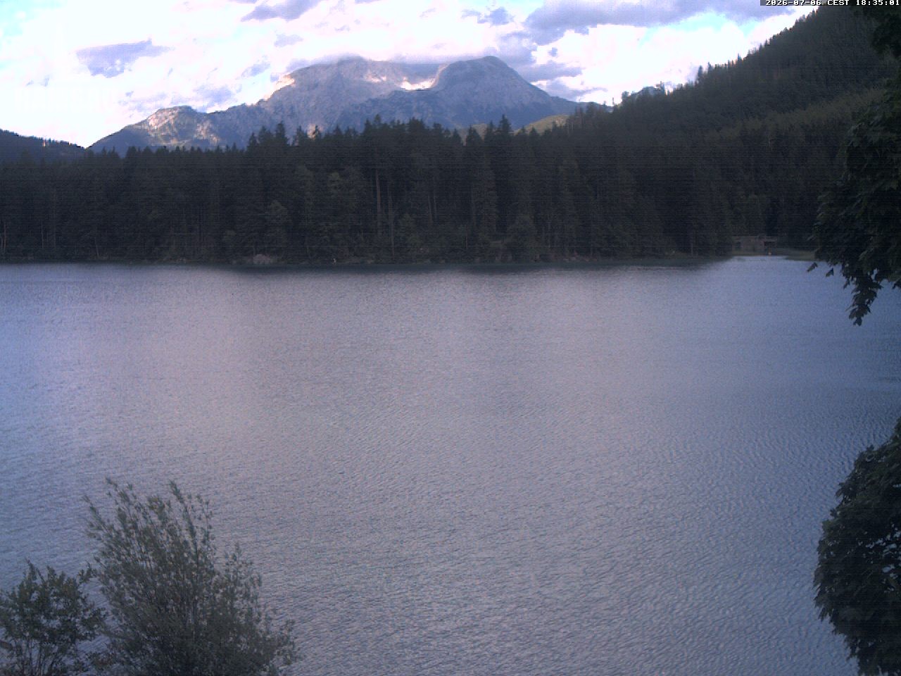 Archiv Foto Webcam Blick auf den Hintersee in Ramsau bei Berchtesgaden