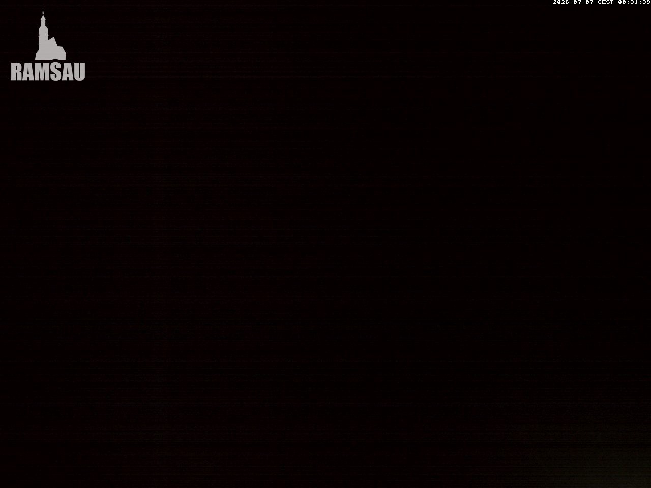 Archived image Webcam View to lake Hintersee