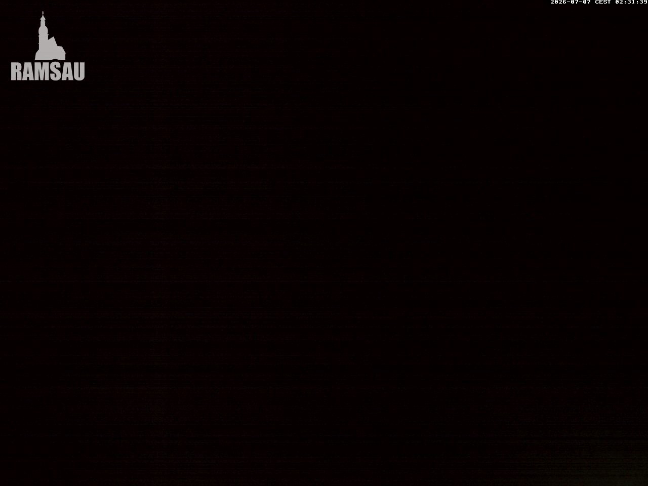Archived image Webcam View to lake Hintersee
