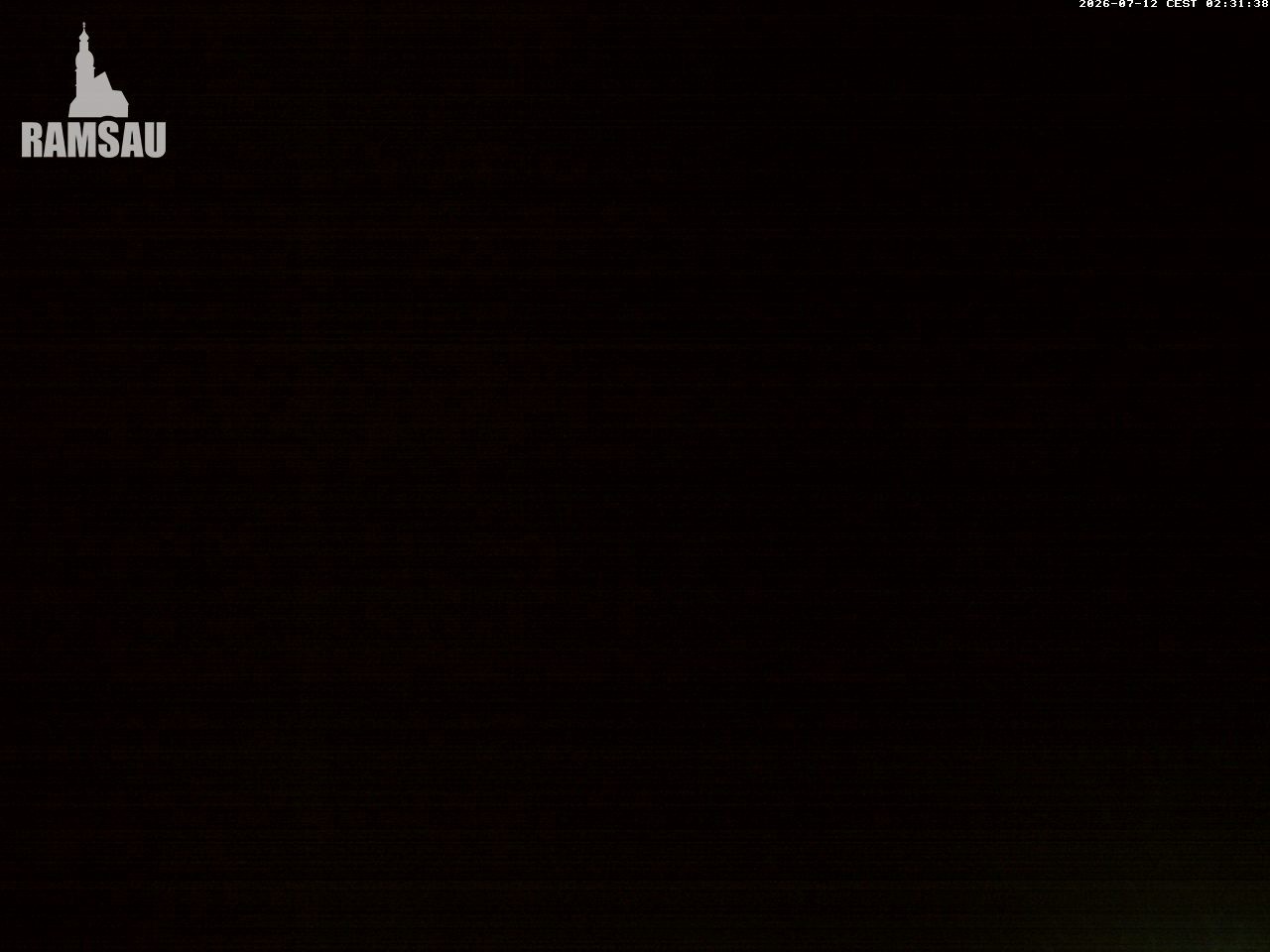 Archived image Webcam View to lake Hintersee