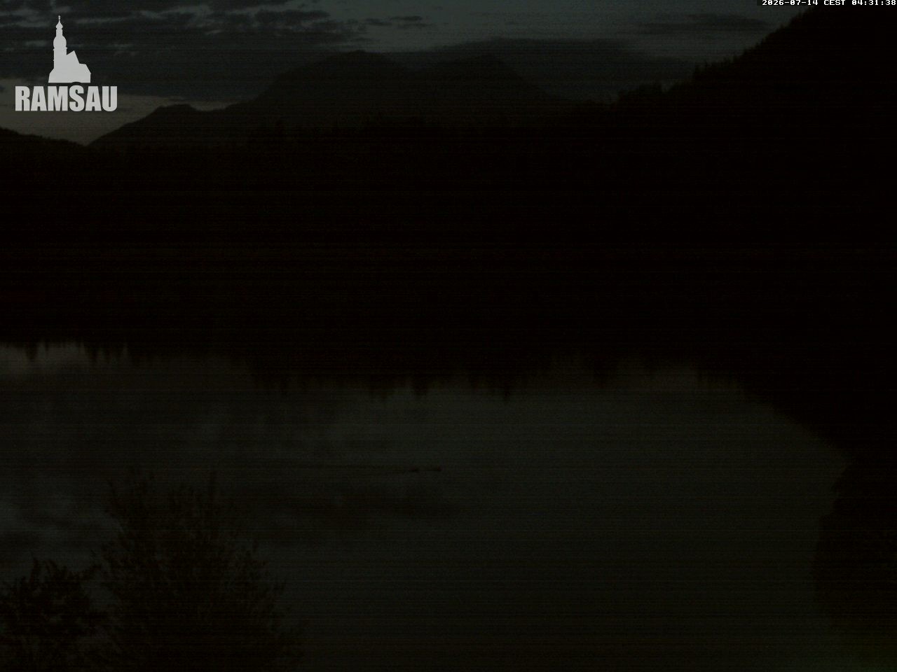 Archiv Foto Webcam Blick auf den Hintersee in Ramsau bei Berchtesgaden