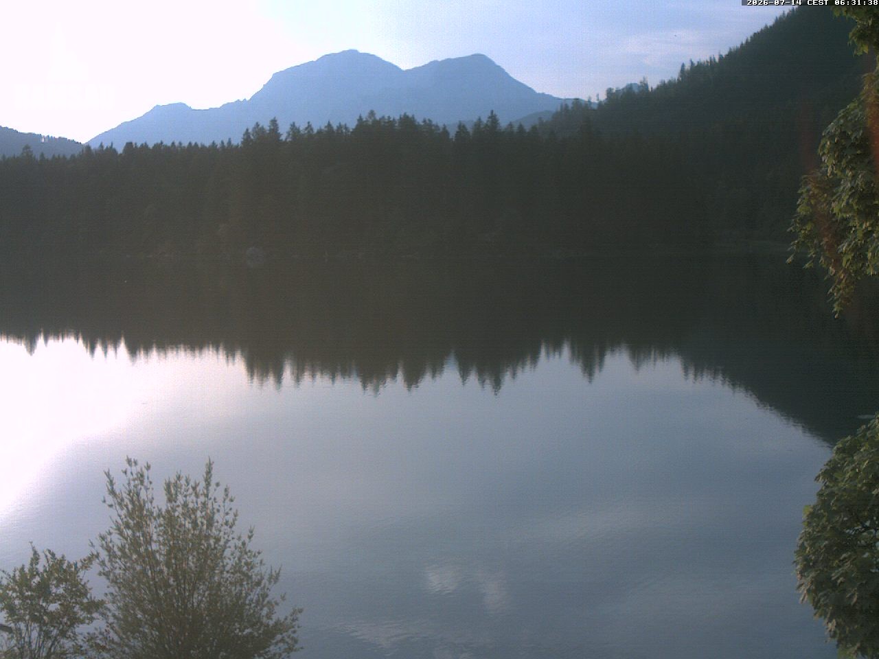 Archiv Foto Webcam Blick auf den Hintersee in Ramsau bei Berchtesgaden