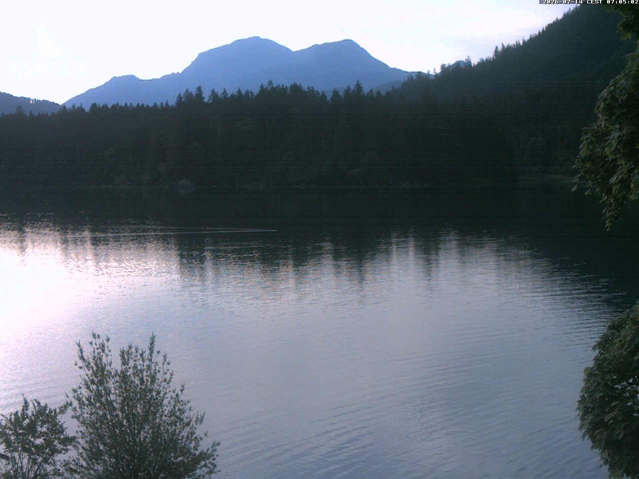 Archiv Foto Webcam Blick auf den Hintersee in Ramsau bei Berchtesgaden