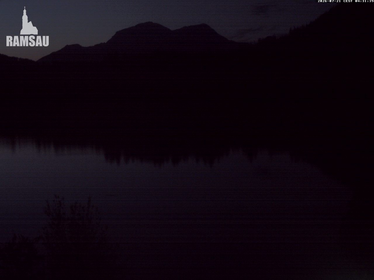 Archiv Foto Webcam Blick auf den Hintersee in Ramsau bei Berchtesgaden