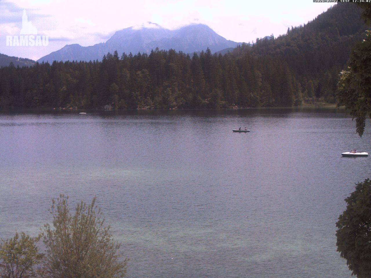 Archiv Foto Webcam Blick auf den Hintersee in Ramsau bei Berchtesgaden