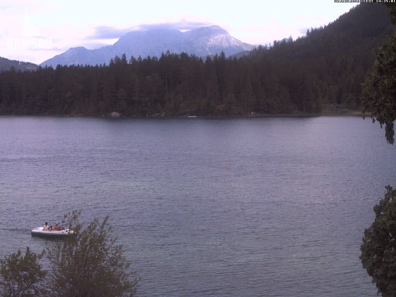 Archiv Foto Webcam Blick auf den Hintersee in Ramsau bei Berchtesgaden