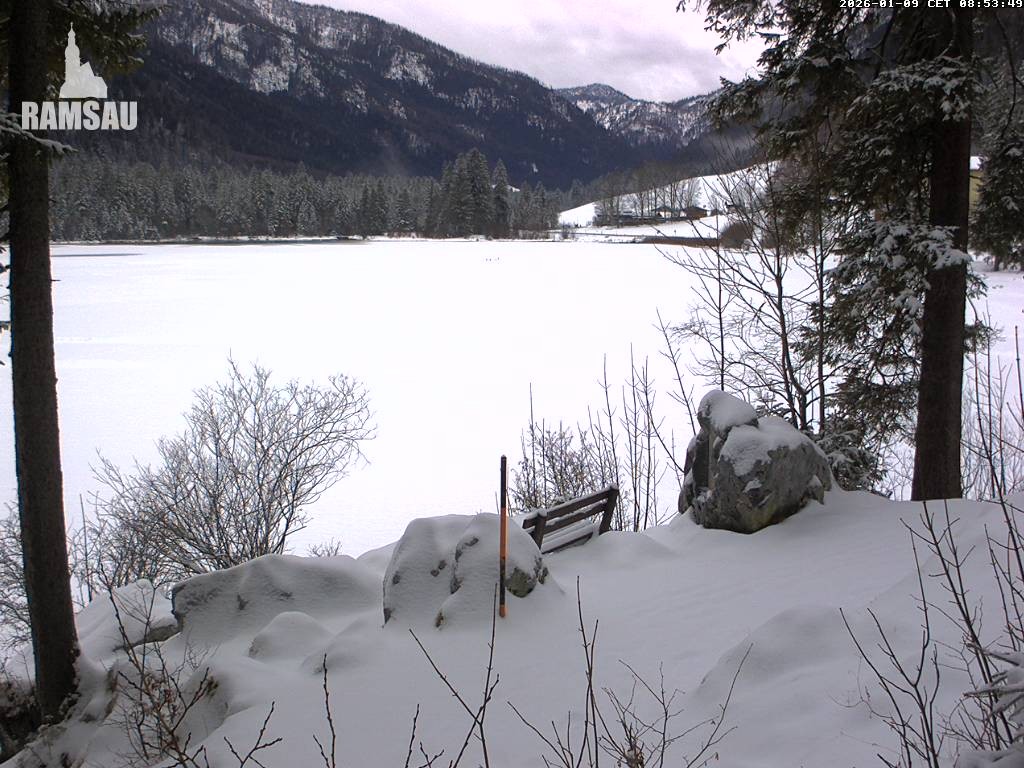 Archiv Foto Webcam Luitpoldweg am Hintersee in Ramsau bei Berchtesgaden