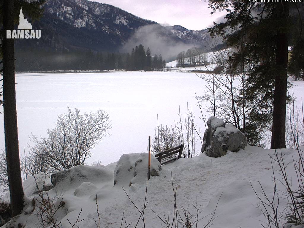 Archiv Foto Webcam Luitpoldweg am Hintersee in Ramsau bei Berchtesgaden