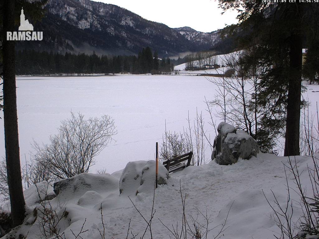 Archiv Foto Webcam Luitpoldweg am Hintersee in Ramsau bei Berchtesgaden