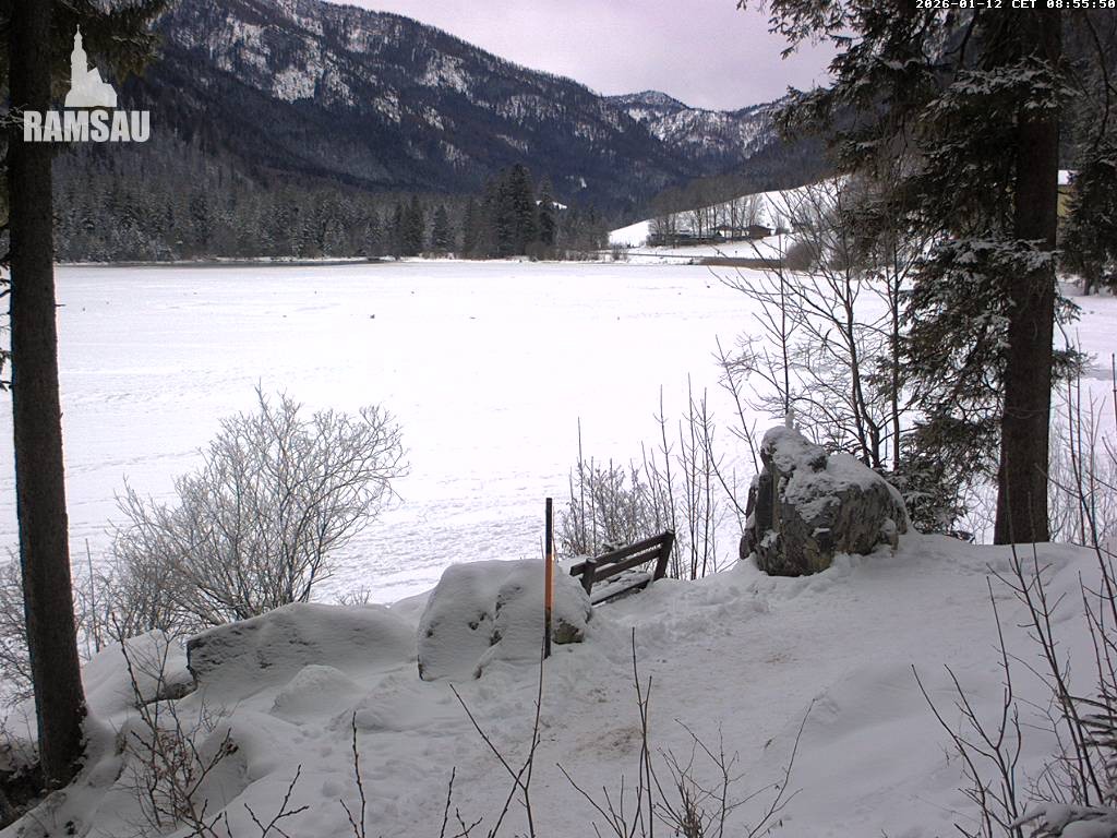 Archiv Foto Webcam Luitpoldweg am Hintersee in Ramsau bei Berchtesgaden