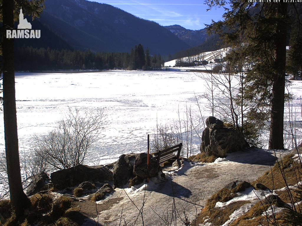 Archiv Foto Webcam Luitpoldweg am Hintersee in Ramsau bei Berchtesgaden