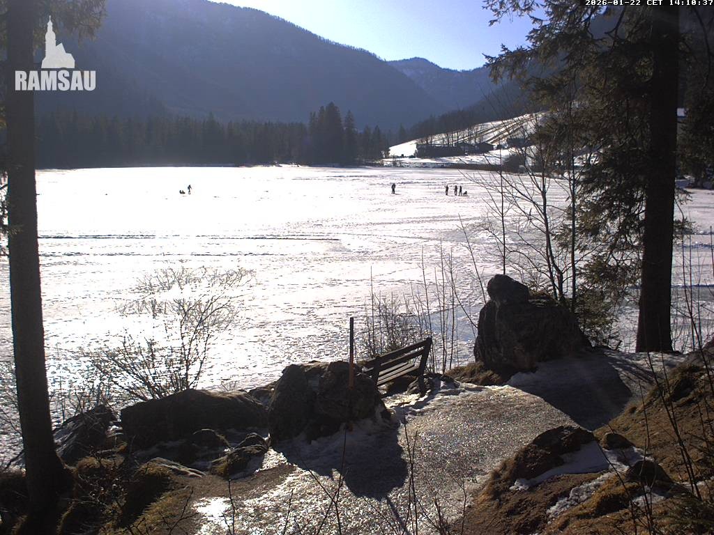 Archiv Foto Webcam Luitpoldweg am Hintersee in Ramsau bei Berchtesgaden