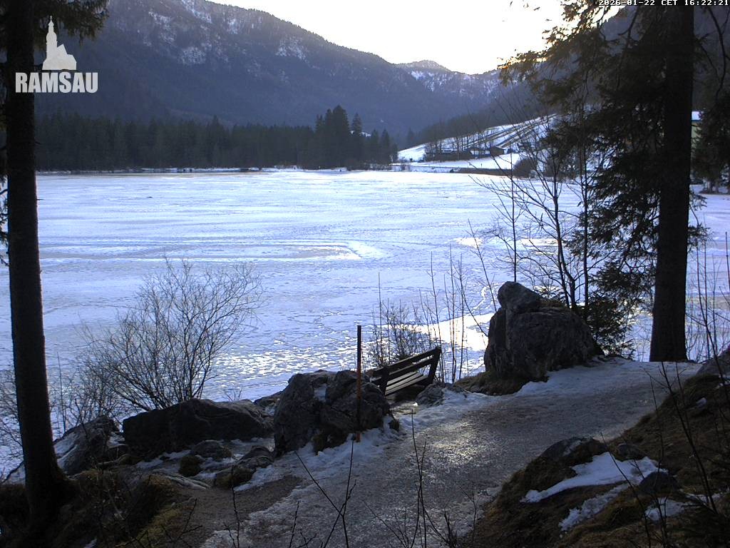 Archiv Foto Webcam Luitpoldweg am Hintersee in Ramsau bei Berchtesgaden