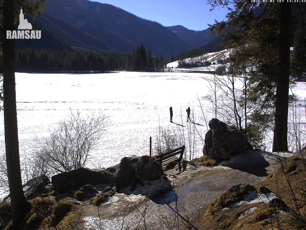 Archiv Foto Webcam Luitpoldweg am Hintersee in Ramsau bei Berchtesgaden