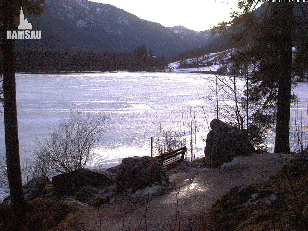 Archiv Foto Webcam Luitpoldweg am Hintersee in Ramsau bei Berchtesgaden