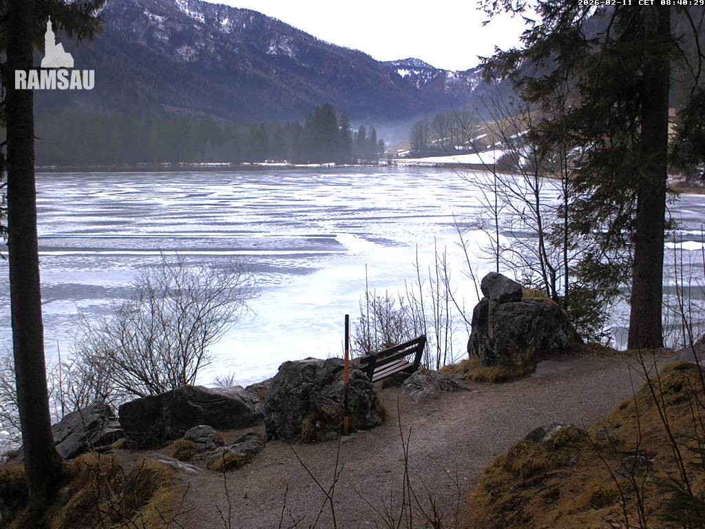 Archiv Foto Webcam Luitpoldweg am Hintersee in Ramsau bei Berchtesgaden