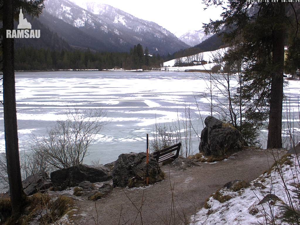 Archiv Foto Webcam Luitpoldweg am Hintersee in Ramsau bei Berchtesgaden