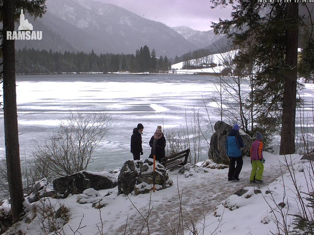 Archiv Foto Webcam Luitpoldweg am Hintersee in Ramsau bei Berchtesgaden