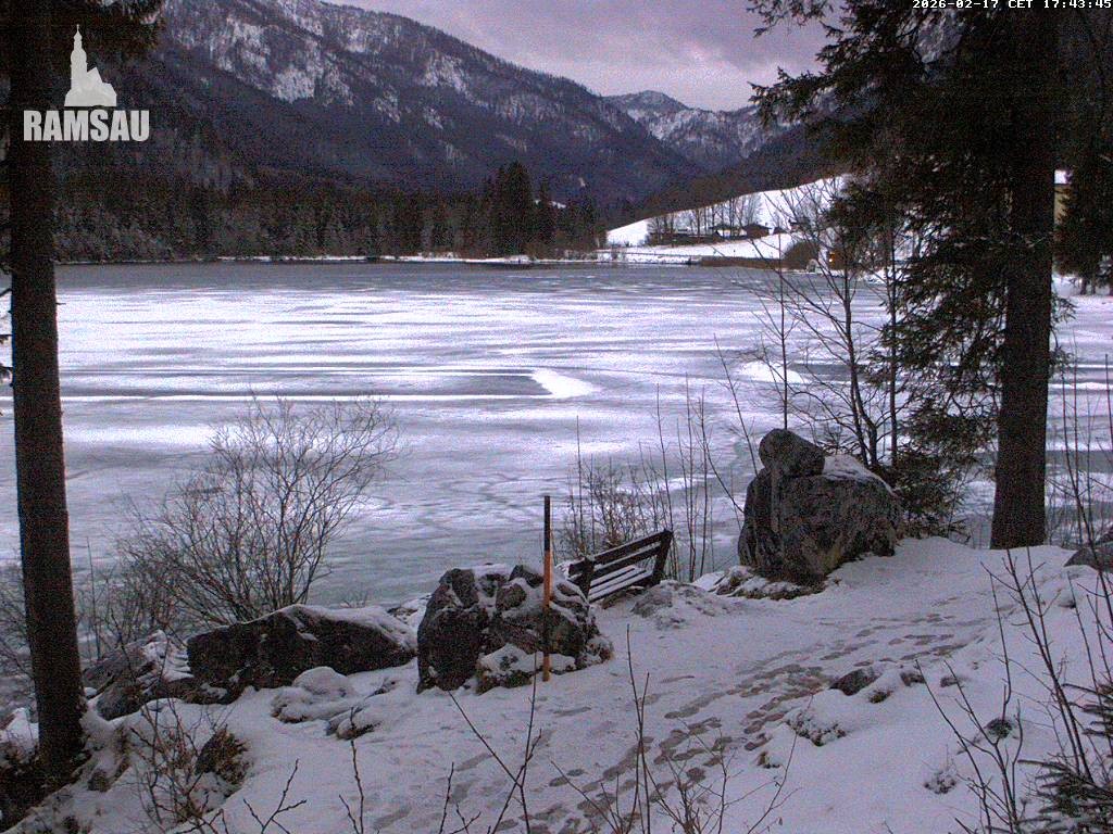 Archiv Foto Webcam Luitpoldweg am Hintersee in Ramsau bei Berchtesgaden