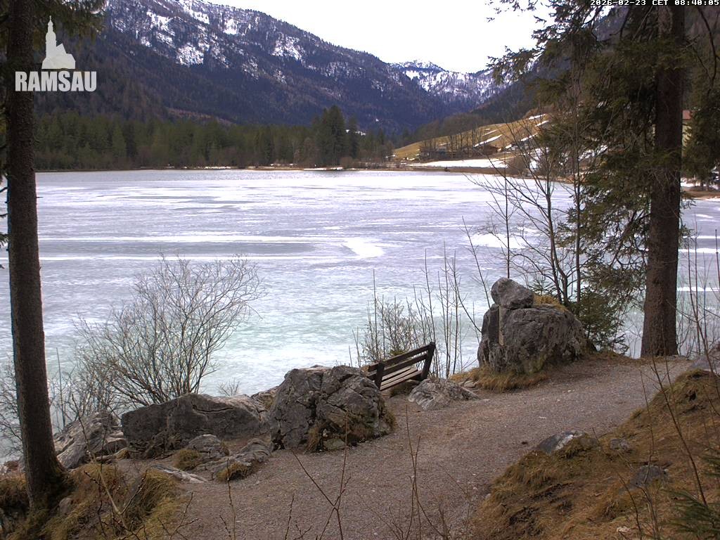 Archiv Foto Webcam Luitpoldweg am Hintersee in Ramsau bei Berchtesgaden