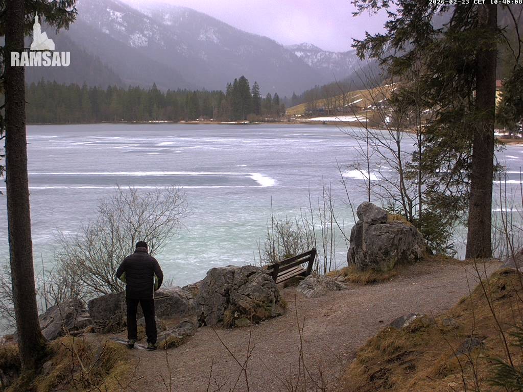 Archiv Foto Webcam Luitpoldweg am Hintersee in Ramsau bei Berchtesgaden