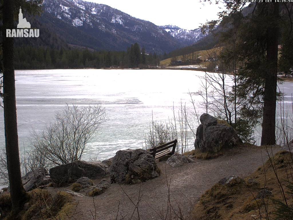 Archiv Foto Webcam Luitpoldweg am Hintersee in Ramsau bei Berchtesgaden
