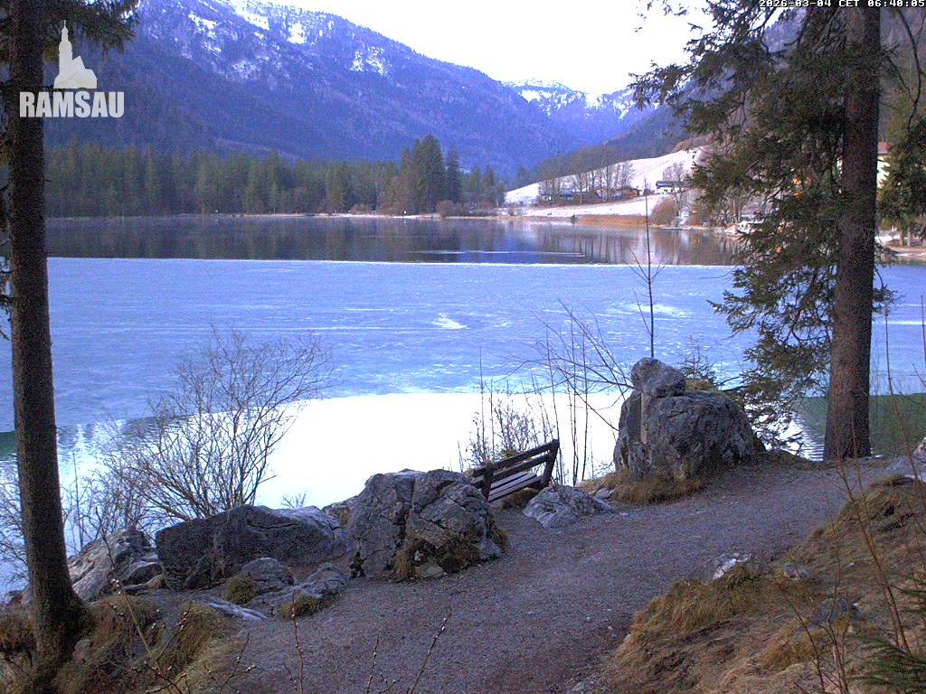 Archiv Foto Webcam Luitpoldweg am Hintersee in Ramsau bei Berchtesgaden