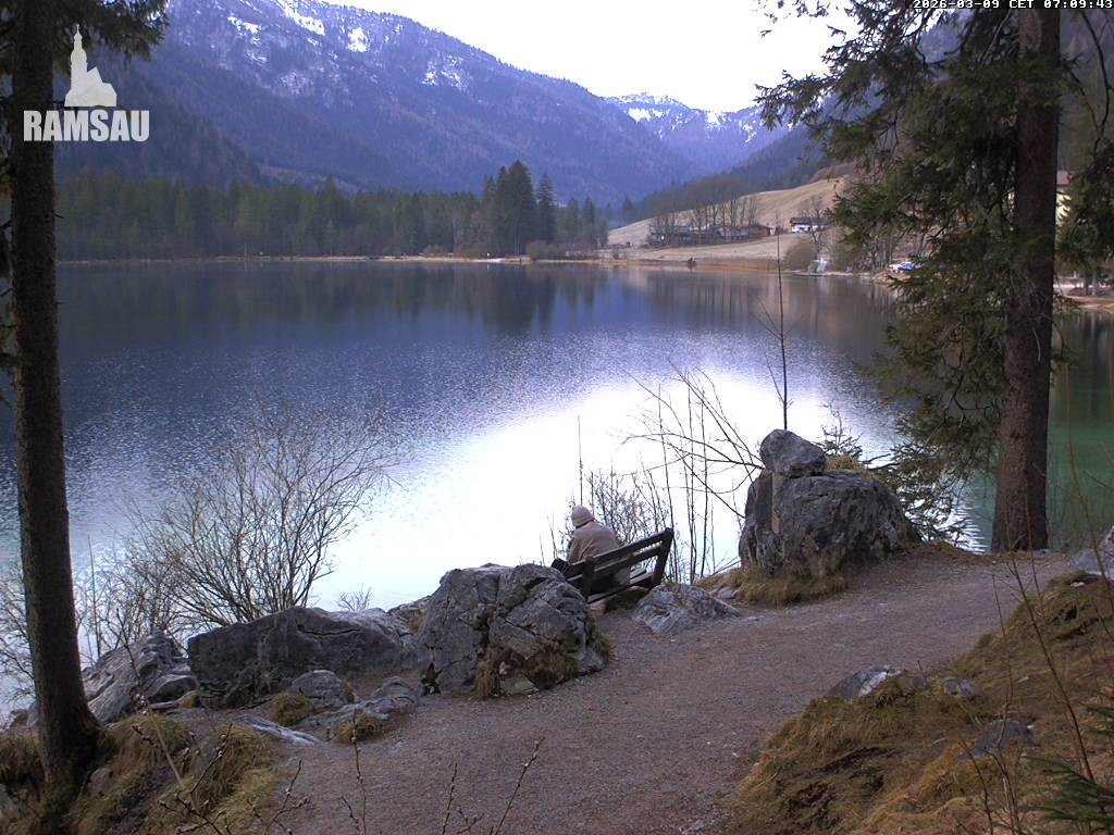 Archiv Foto Webcam Luitpoldweg am Hintersee in Ramsau bei Berchtesgaden