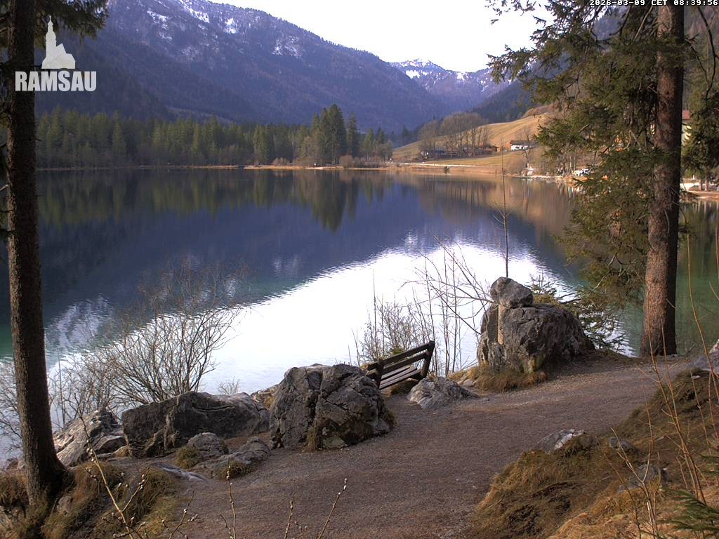 Archiv Foto Webcam Luitpoldweg am Hintersee in Ramsau bei Berchtesgaden
