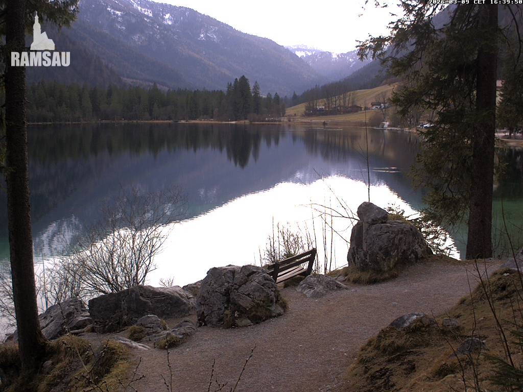 Archiv Foto Webcam Luitpoldweg am Hintersee in Ramsau bei Berchtesgaden