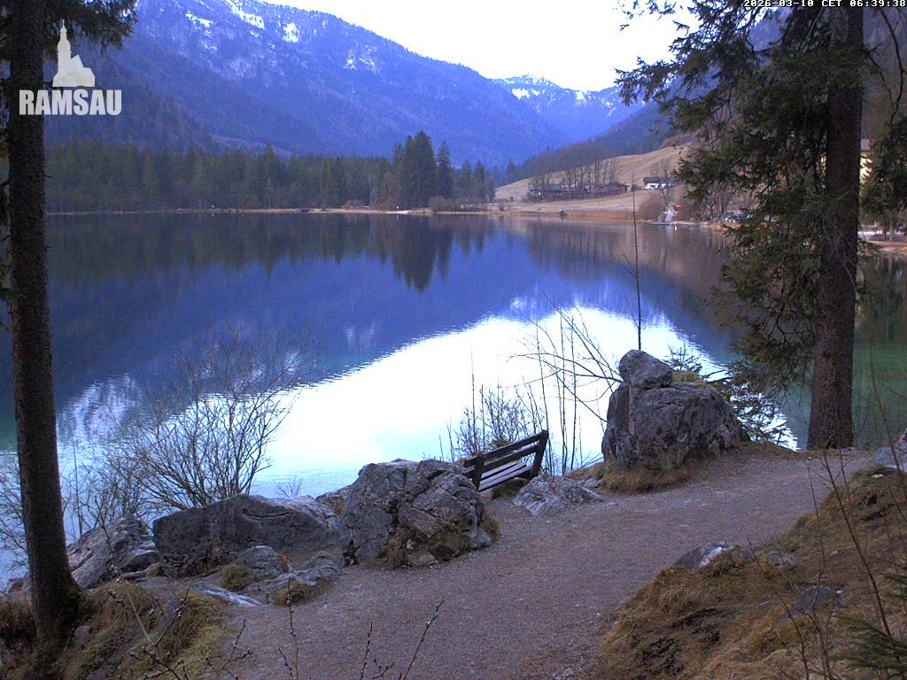 Archiv Foto Webcam Luitpoldweg am Hintersee in Ramsau bei Berchtesgaden