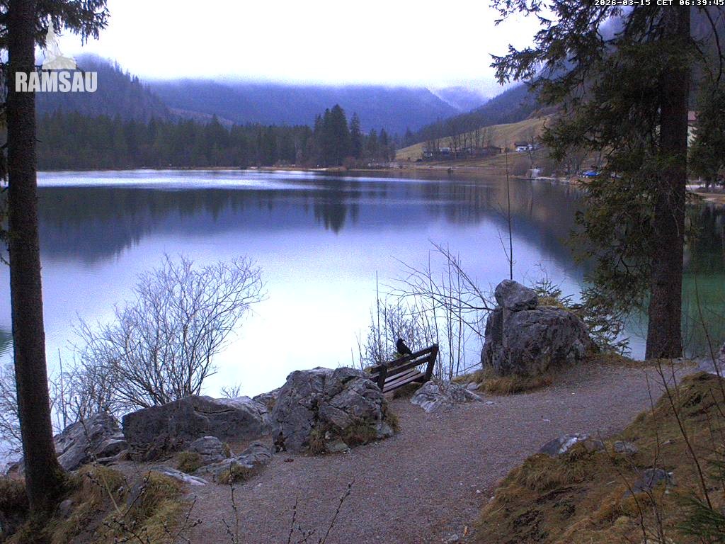Archiv Foto Webcam Luitpoldweg am Hintersee in Ramsau bei Berchtesgaden