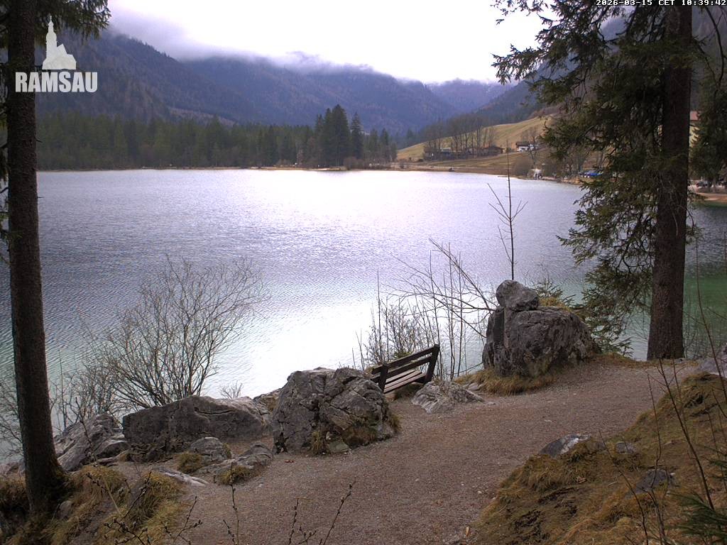 Archiv Foto Webcam Luitpoldweg am Hintersee in Ramsau bei Berchtesgaden