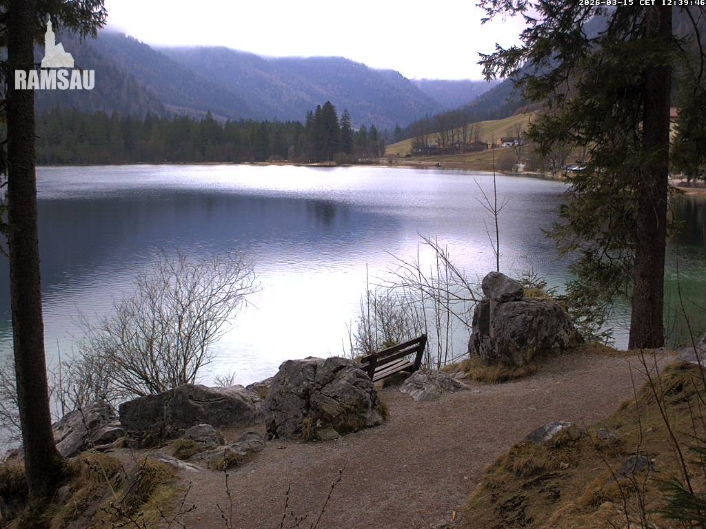 Archiv Foto Webcam Luitpoldweg am Hintersee in Ramsau bei Berchtesgaden