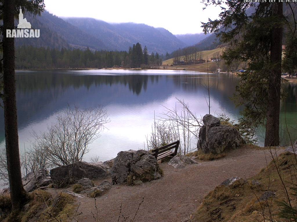 Archiv Foto Webcam Luitpoldweg am Hintersee in Ramsau bei Berchtesgaden