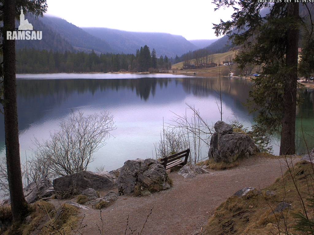 Archiv Foto Webcam Luitpoldweg am Hintersee in Ramsau bei Berchtesgaden