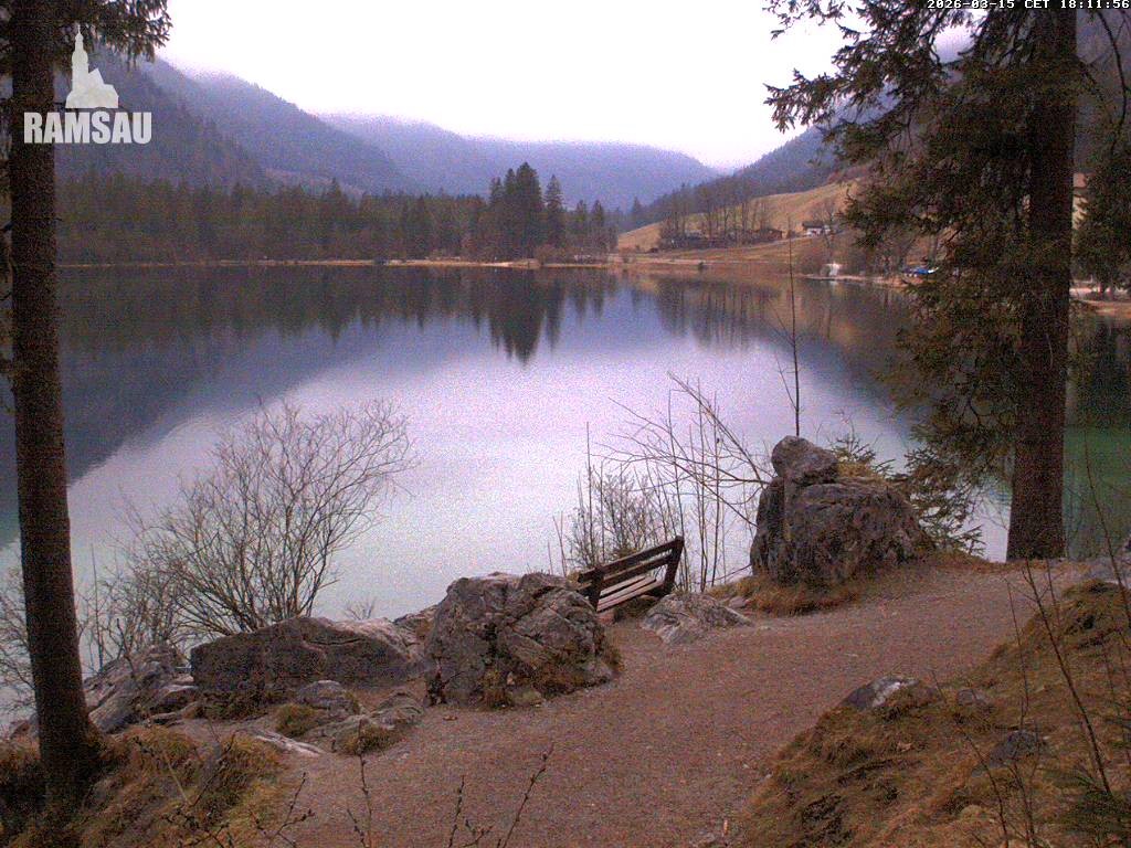 Archiv Foto Webcam Luitpoldweg am Hintersee in Ramsau bei Berchtesgaden