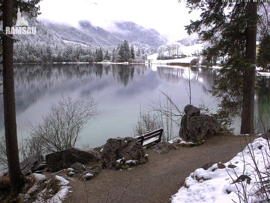 Archiv Foto Webcam Luitpoldweg am Hintersee in Ramsau bei Berchtesgaden