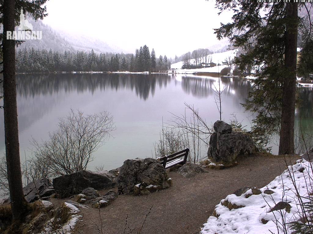 Archiv Foto Webcam Luitpoldweg am Hintersee in Ramsau bei Berchtesgaden