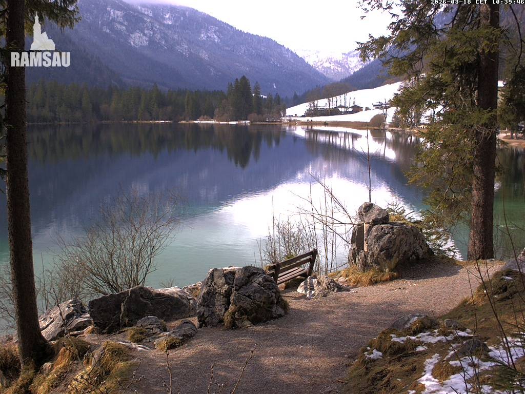 Archiv Foto Webcam Luitpoldweg am Hintersee in Ramsau bei Berchtesgaden
