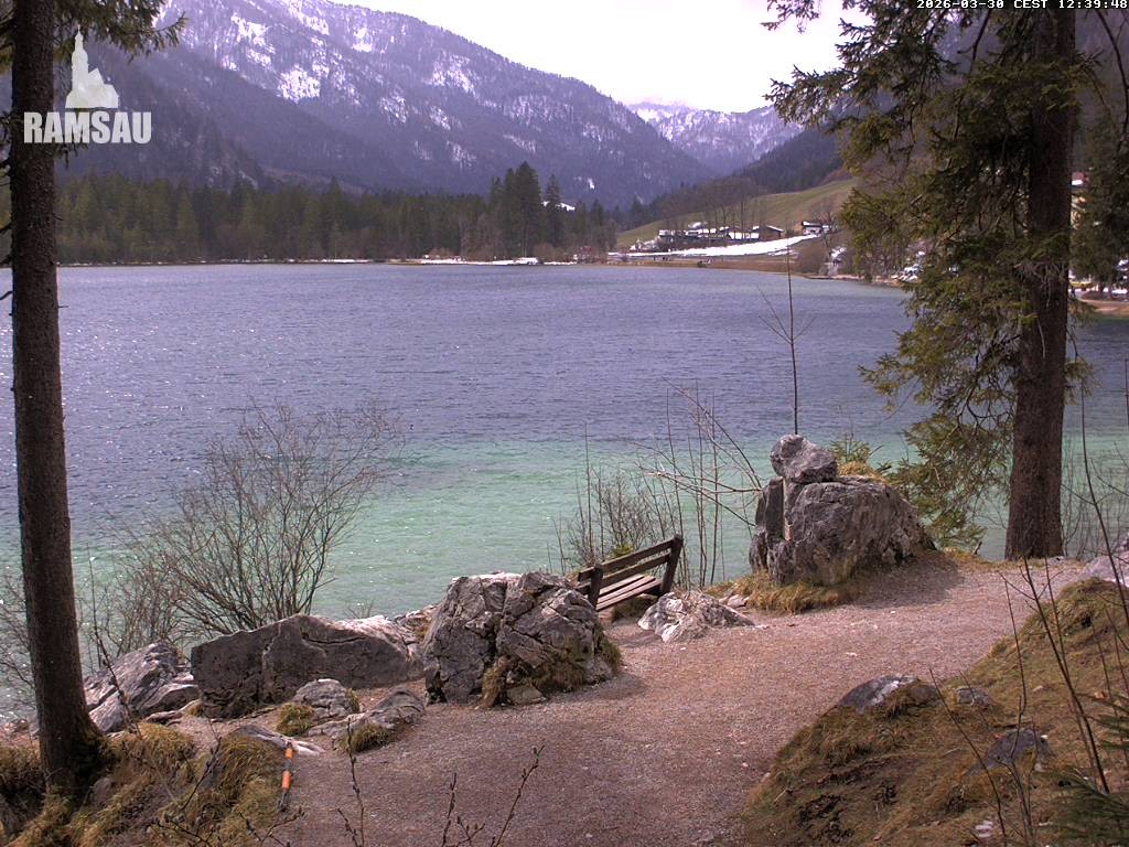 Archiv Foto Webcam Luitpoldweg am Hintersee in Ramsau bei Berchtesgaden