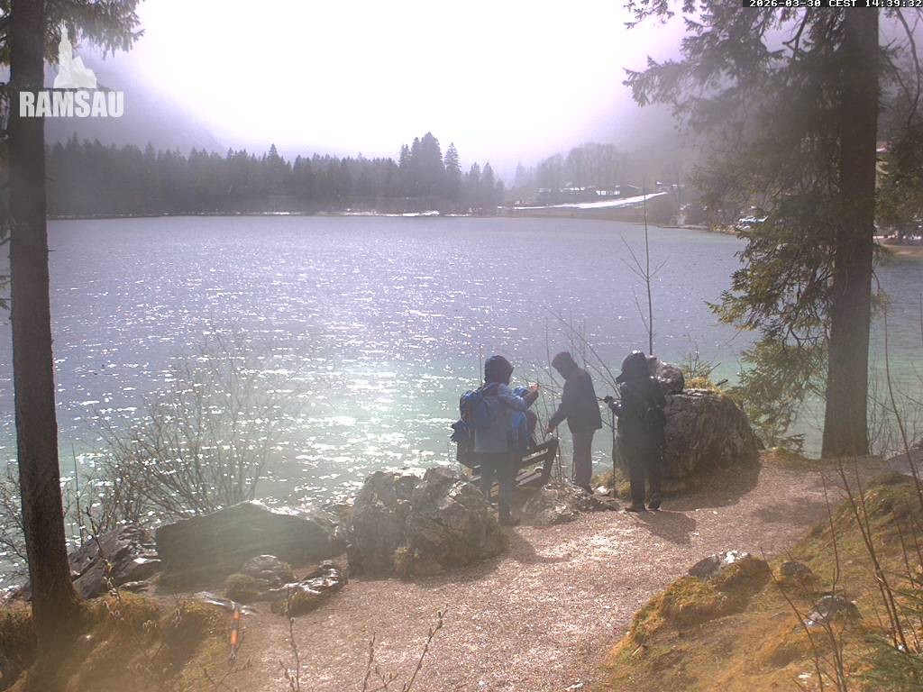Archiv Foto Webcam Luitpoldweg am Hintersee in Ramsau bei Berchtesgaden