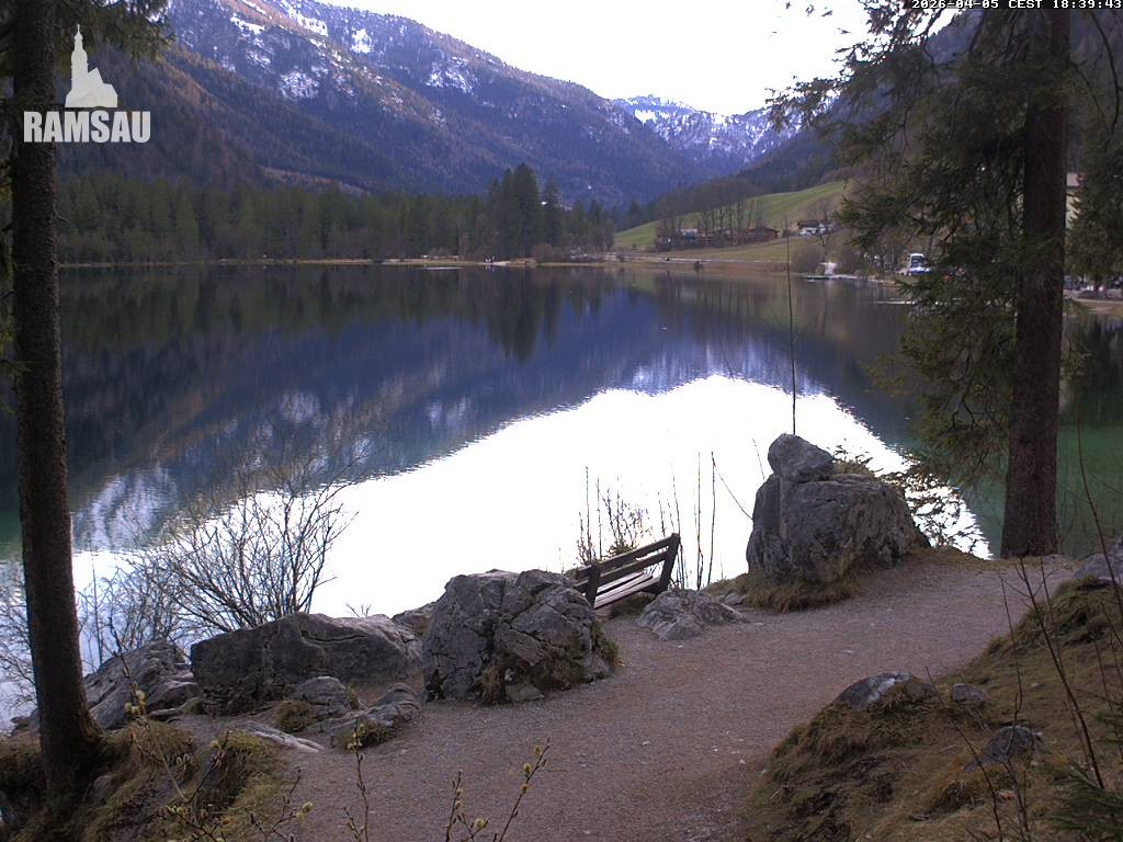 Archiv Foto Webcam Luitpoldweg am Hintersee in Ramsau bei Berchtesgaden