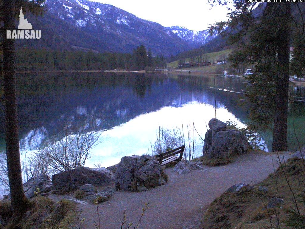 Archiv Foto Webcam Luitpoldweg am Hintersee in Ramsau bei Berchtesgaden